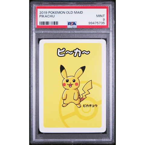 2019 POKEMON JPN OLD MAID PIKACHU PSA 9