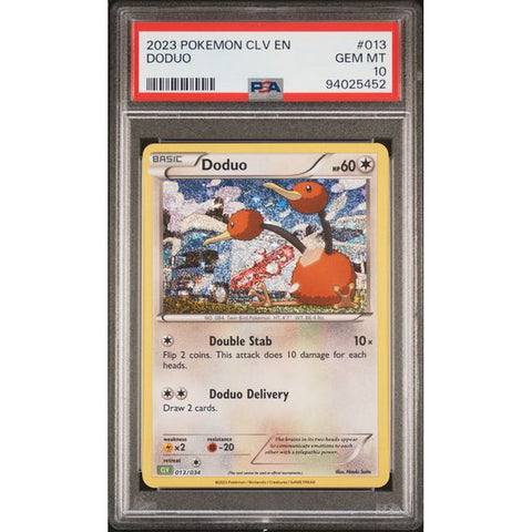 2023 POKEMON CLASSIC COLLECTION DODUO 013/034 PSA 10