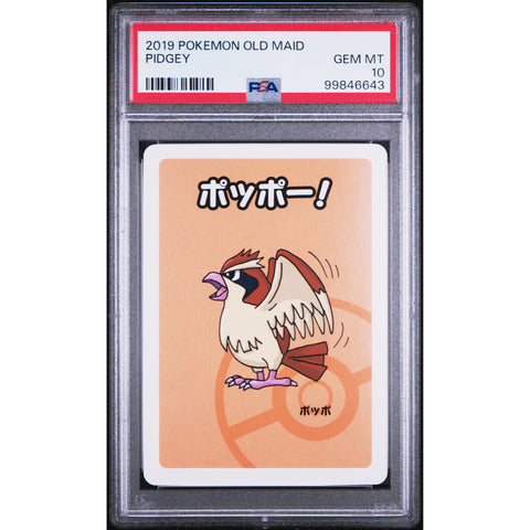 2021 POKEMON JPN OLD MAID PIDGEY PSA 10