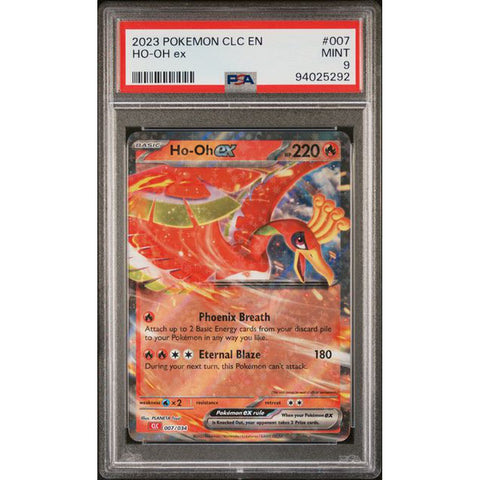 2023 POKEMON CLASSIC COLLECTION HO-OH EX 007/034 PSA 9