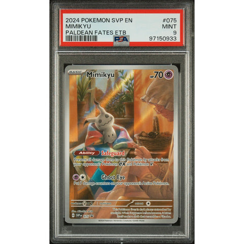 2024 POKEMON SCARLET VOILET PROMO MIMIKYU SVP075 PSA 9