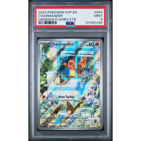 2023 POKEMON SVP PROMO CHARMANDER OBSIDIAN FLAMES SVP044 PSA 9