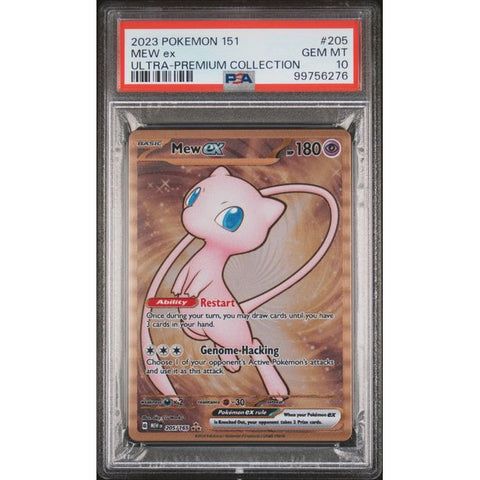 2009 POKEMON 151 ULTRA-PREMIUM COLLECTION 205 MEW EX 205/165 PSA 10