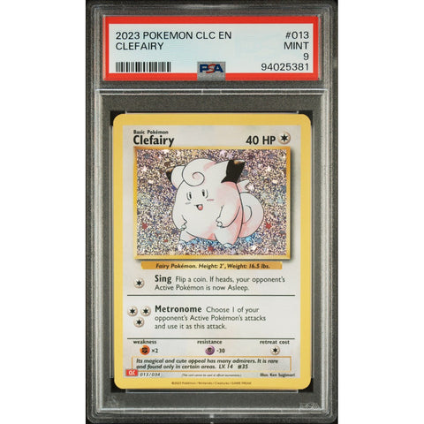 2023 POKEMON CLASSIC COLLECTION 013/034 CLEFAIRY PSA 9