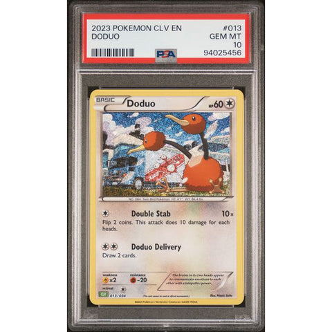 2023 POKEMON CLASSIC COLLECTION DODUO 013/034 PSA 10