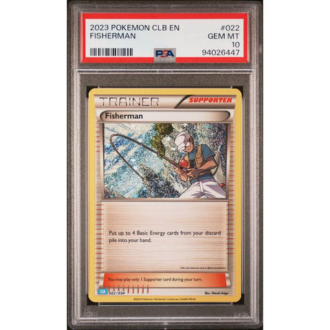 2023 POKEMON CLASSIC COLLECTION FISHERMAN 022/034 PSA 10