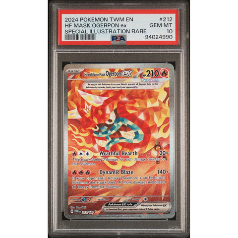 2024 POKEMON TWILIGHT MASQUERADE MASK OGERPRON EX SPECIAL ILLUSTRATION RARE PSA 10