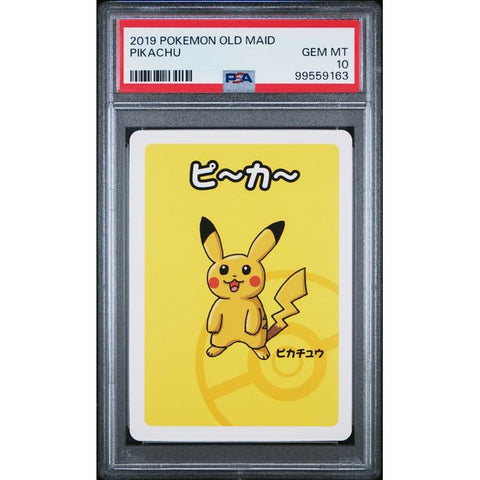 2019 POKEMON JPN OLD MAID PIKACHU PSA 10