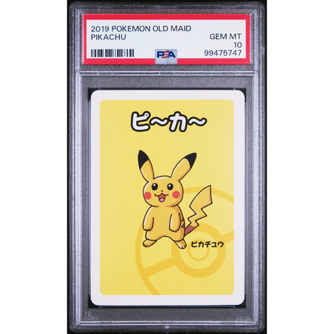 2025 POKEMON JPN OLD MAID PIKACHU PSA 10