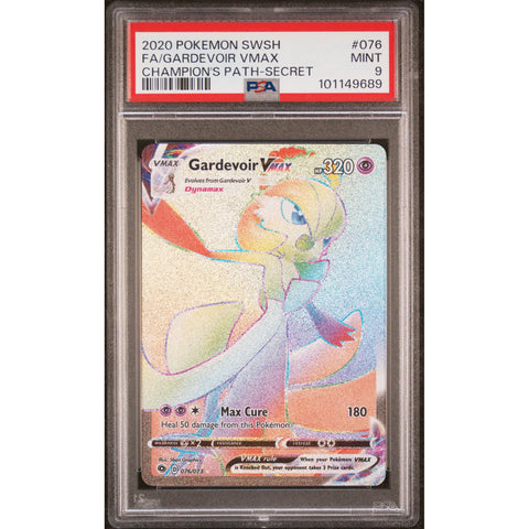 2020 POKEMON CHAMPION'S PATH GARDEVOIR VMAX 076/073 PSA 9