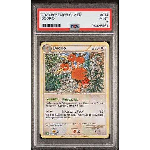 2023 POKEMON CLASSIC COLLECTION DODRIO 014/034 PSA 9