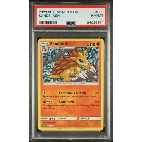 2023 POKEMON CLASSIC COLLECTION 009/034 SANDSLASH PSA 8