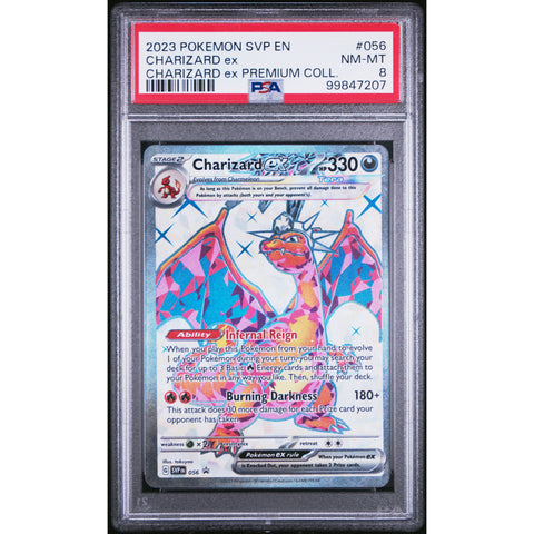 2023 POKEMON SCARLET VIOLET PROMO CHARIZARD SVP056 PSA 8