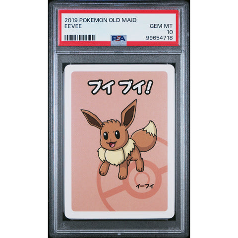 2020 POKEMON JPN OLD MAID EEVEE PSA 10