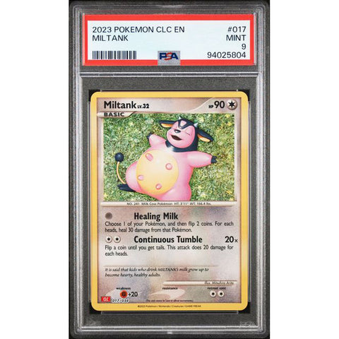 2023 POKEMON CLASSIC COLLECTION MILTANK 017/034 PSA 9