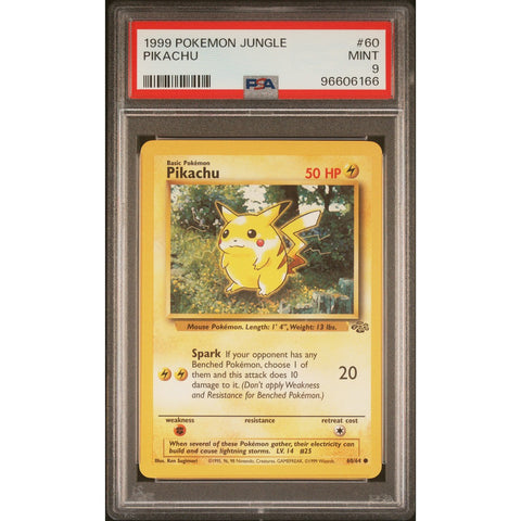 2007 POKEMON JUNGLE PIKACHU 60/64 PSA 9