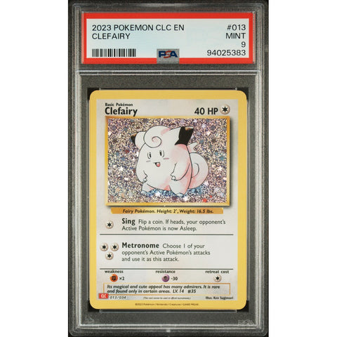 2023 POKEMON CLASSIC COLLECTION 013/034 CLEFAIRY PSA 9