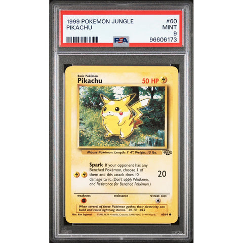 2014 POKEMON JUNGLE PIKACHU 60/64 PSA 9