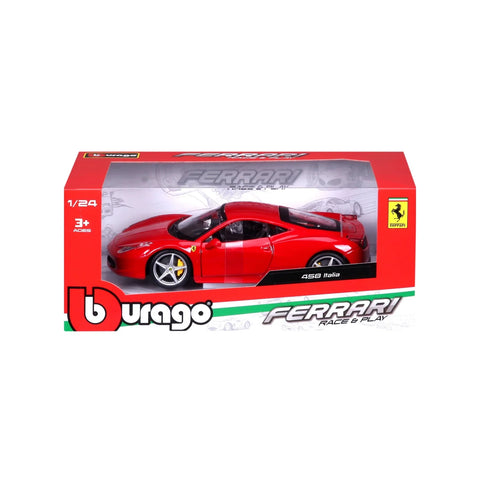 Bburago Race & Play 1:24 Ferrari 458 Italia Red