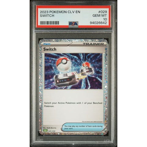 2023 POKEMON CLASSIC COLLECTION SWITCH 029/034 PSA 10