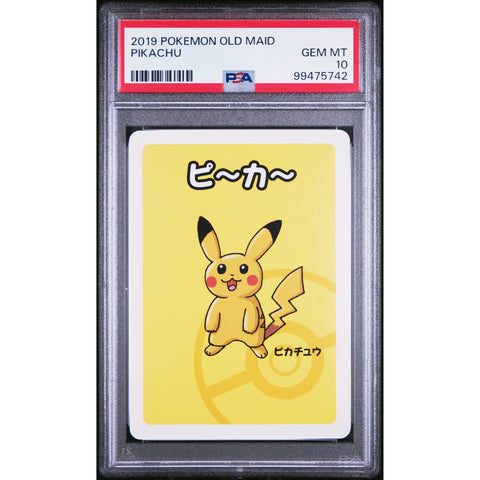 2023 POKEMON JPN OLD MAID PIKACHU PSA 10