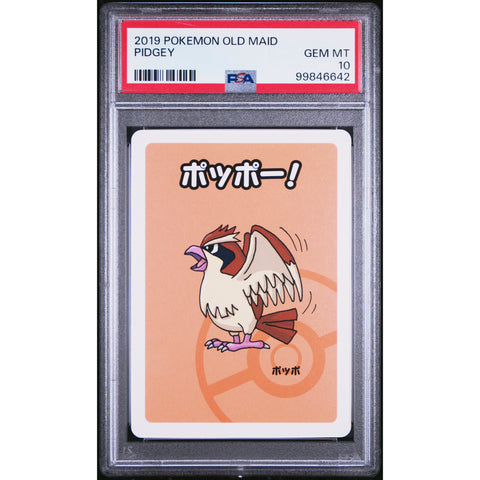 2019 POKEMON JPN OLD MAID PIDGEY PSA 10