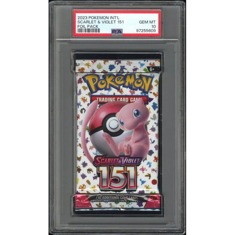 2023 POKEMON INT'L SCARLET & VIOLET 151 FOIL PACK PSA 10