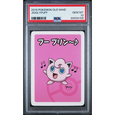 2019 POKEMON JPN OLD MAID JIGGLYPUFF PSA 10