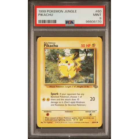 2011 POKEMON JUNGLE PIKACHU 60/64 PSA 9