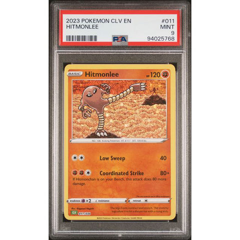 2023 POKEMON CLASSIC COLLECTION HITMONLEE 011/034 PSA 9