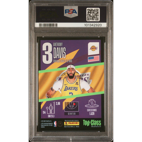 2024 NBA PANINI TOP CLASS ANTHONY DAVIES MAX POWER 173 PSA 8