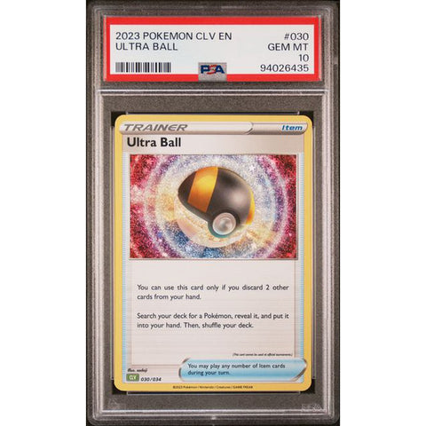 2023 POKEMON CLASSIC COLLECTION ULTRA BALL 030/034 PSA 10