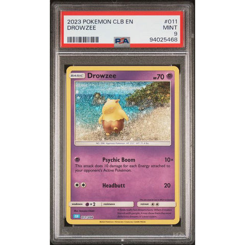 2023 POKEMON CLASSIC COLLECTION DROWZEE 011/034 PSA 9