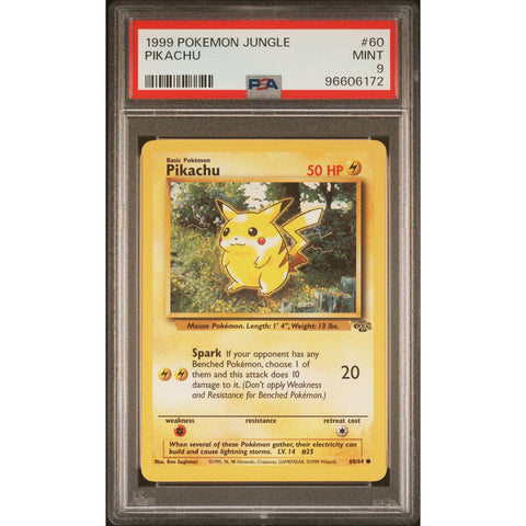 2013 POKEMON JUNGLE PIKACHU 60/64 PSA 9