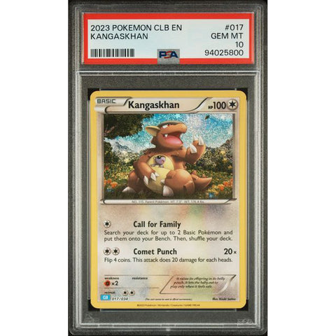 2023 POKEMON CLASSIC COLLECTION KANGASKHAN 017/034 PSA 10