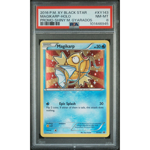 2016 POKEMON XY PROMO MAGIKARP XY143 PSA 8 1