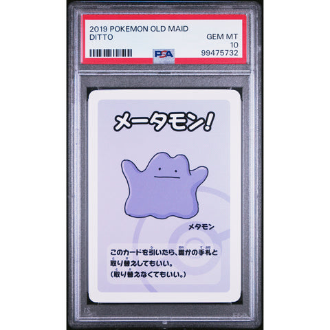 2024 POKEMON JPN OLD MAID DITTO PSA 10