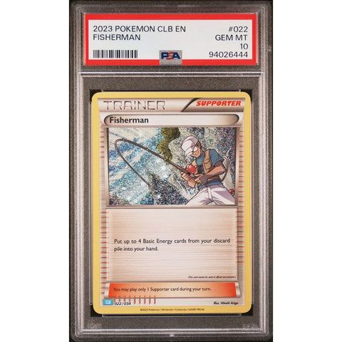 2023 POKEMON CLASSIC COLLECTION FISHERMAN 022/034 PSA 10