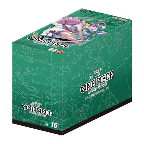 One Piece Card Game: Starter Deck Display – (Green) Uta [ST-16]