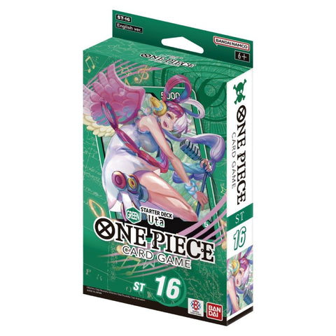 One Piece Card Game: Starter Deck Display – (Green) Uta [ST-16]