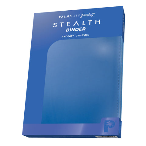 STEALTH 9 Pocket Zip Trading Card Binder - BLUE