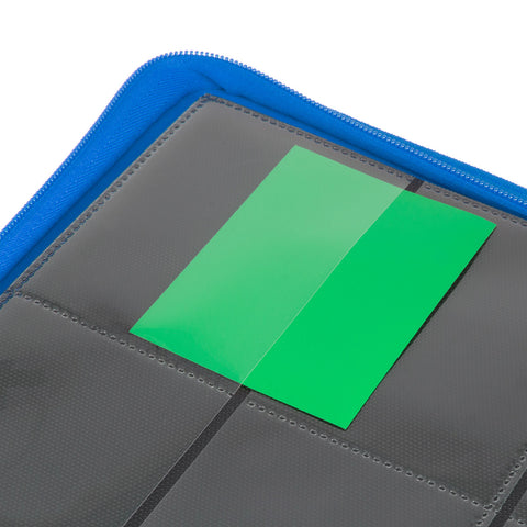 STEALTH 9 Pocket Zip Trading Card Binder - BLUE