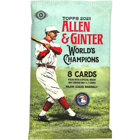 Topps 2021 Allen & Ginter World's Champions Trading Cards Pack