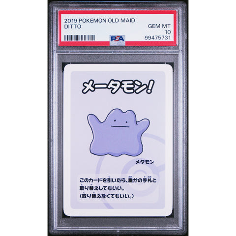 2023 POKEMON JPN OLD MAID DITTO PSA 10