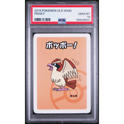 2019 POKEMON JPN OLD MAID PIDGEY PSA 10