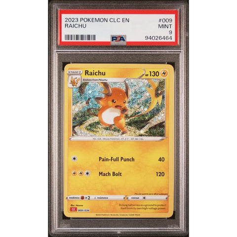 2023 POKEMON CLASSIC COLLECTION RAICHU 009/034 PSA 9