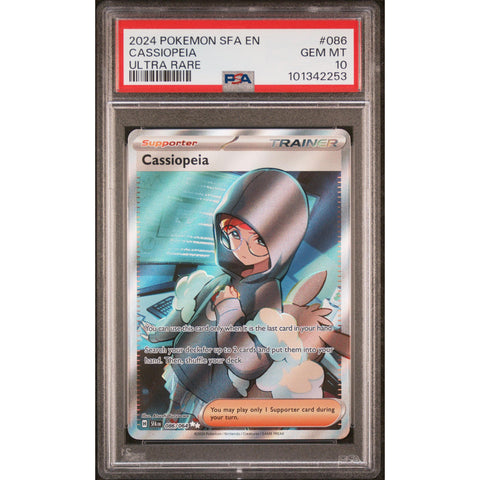 2024 POKEMON SHROUDED FABLE CASSIOPEIA 086/064 PSA 10