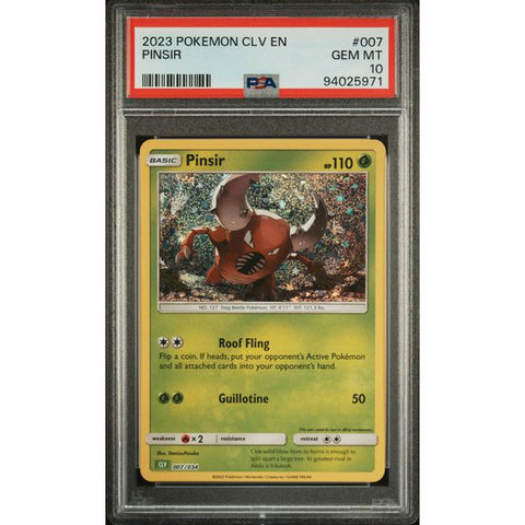 2023 POKEMON CLASSIC COLLECTION PINSIR 007/034 PSA 10