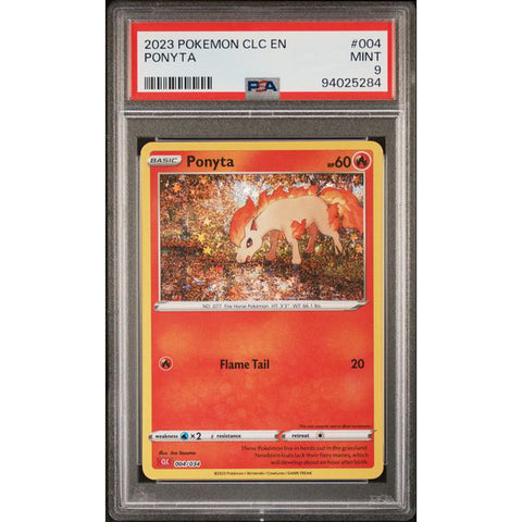 2023 POKEMON CLASSIC COLLECTION PONYTA 004/034 PSA 9