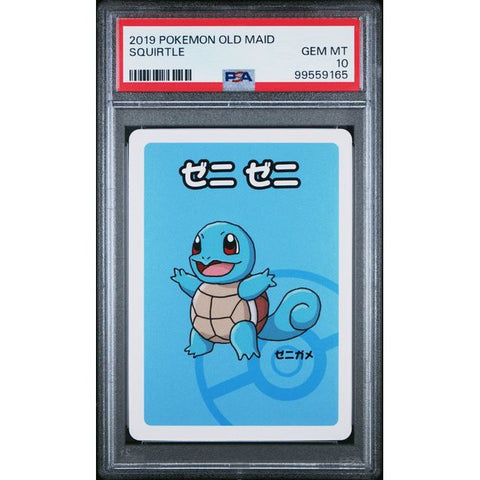 2019 POKEMON JPN OLD MAID SQUIRTLE PSA 10